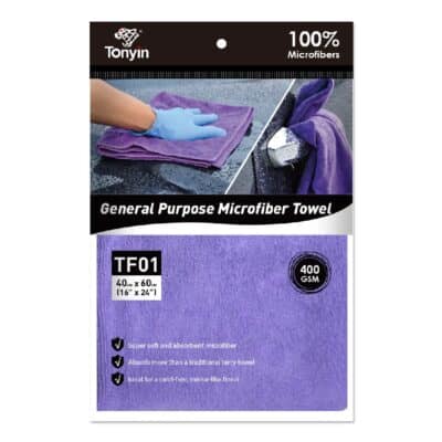 Microvezeldoek paars