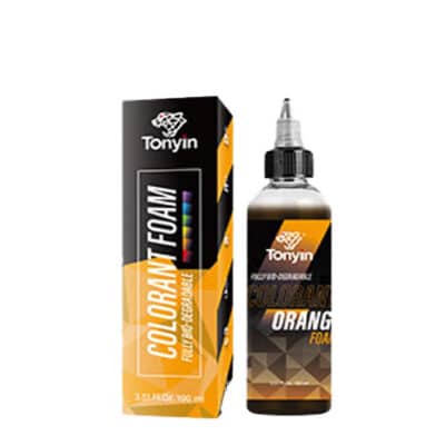 Kleurstof schuim oranje