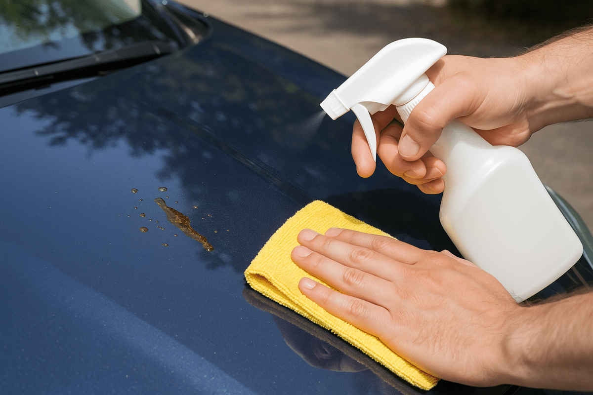 hars van auto verwijderen