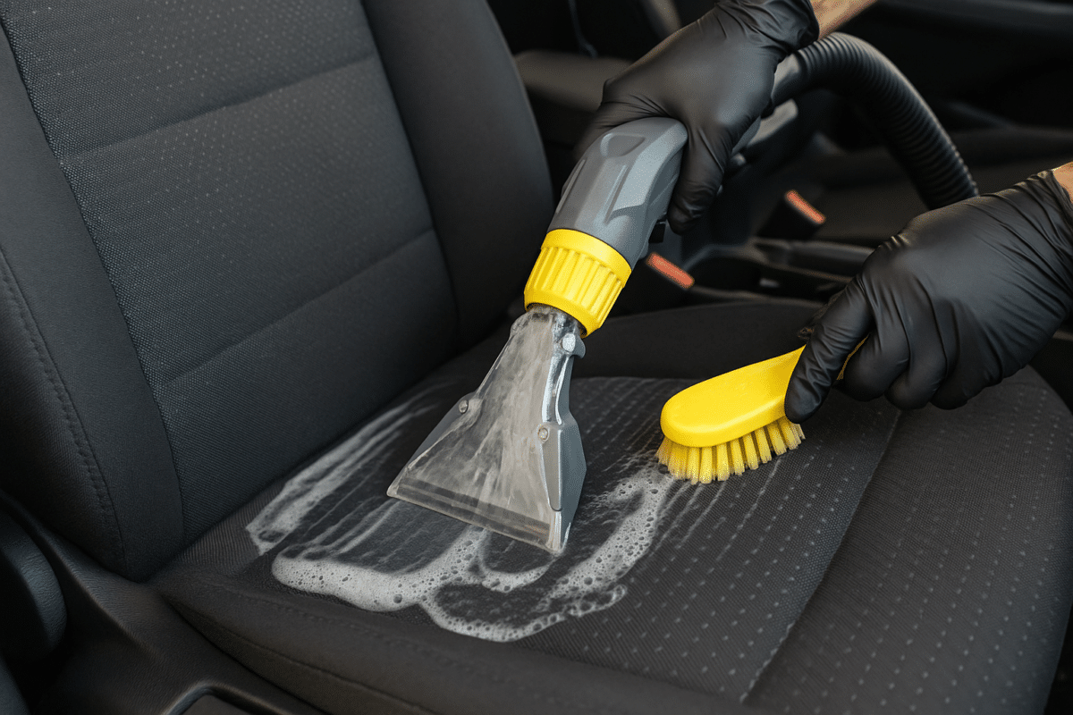 autobekleding reinigen