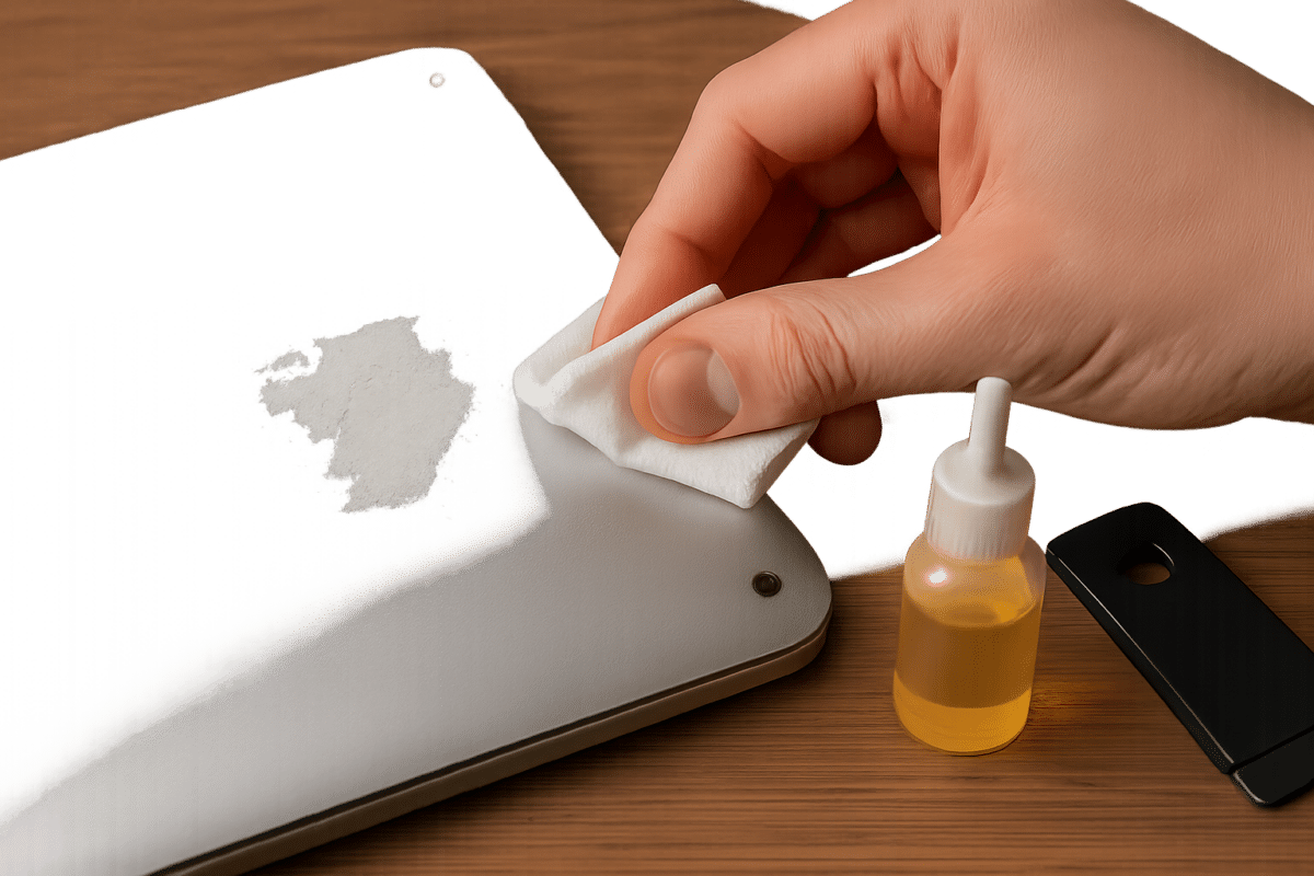 sticker resten verwijderen