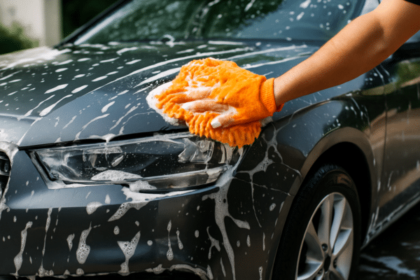 auto wassen met de hand